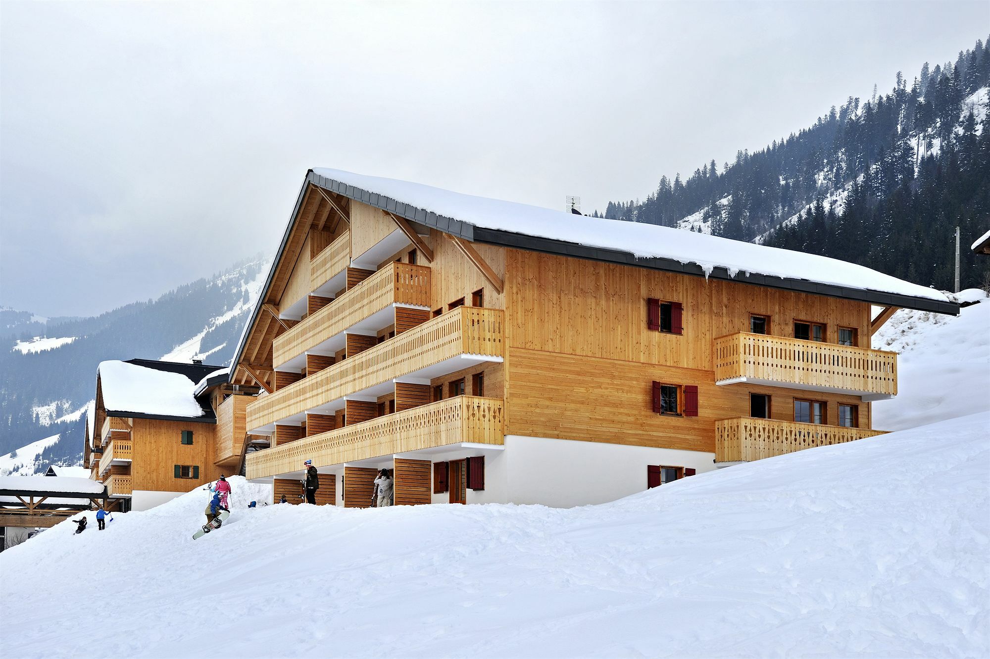 Résidence Néméa Le Grand Lodge Châtel Exterior foto