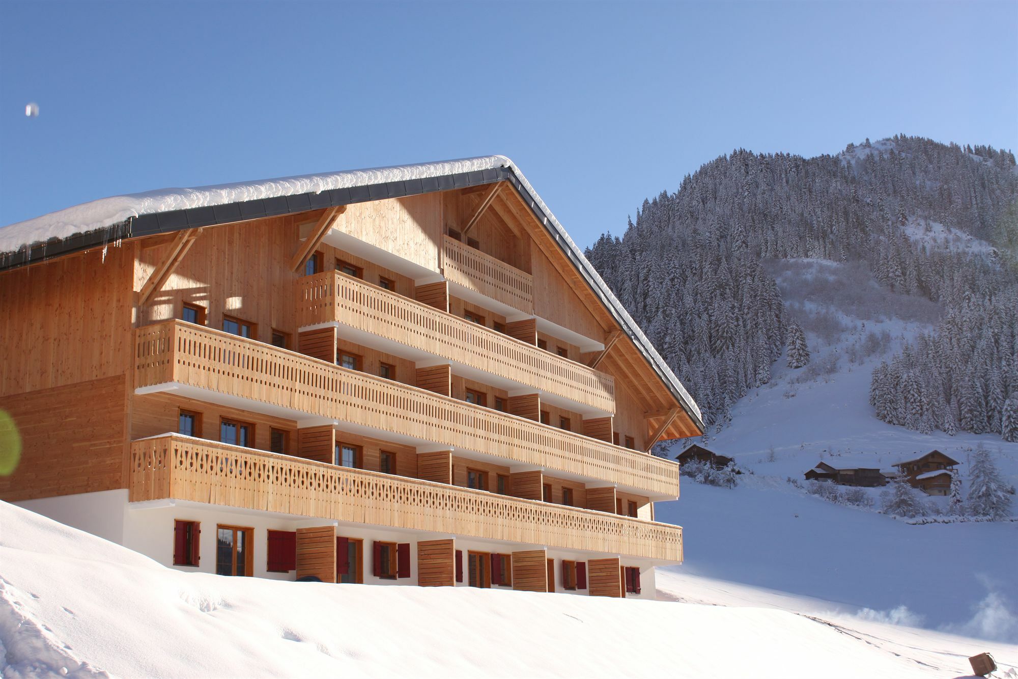Résidence Néméa Le Grand Lodge Châtel Exterior foto
